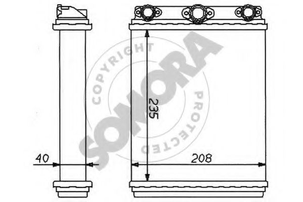 SOMORA 170450 Теплообменник, отопление салона для MERCEDES-BENZ E-CLASS (Мэрcэдэс-бэнз Е класс) SOMORA 170450 Теплообменник, отопление салона для MERCEDES-BENZ E-CLASS (Мэрcэдэс-бэнз Е класс)
