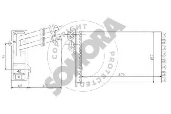 SOMORA 350950 Теплообменник, отопление салона для AUDI TT (Ауди Тт) SOMORA 350950 Теплообменник, отопление салона для AUDI TT (Ауди Тт)