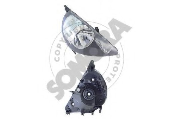 SOMORA 120015A Основная фара для HONDA JAZZ II (Хонда Джаз 2) SOMORA 120015A Основная фара для HONDA JAZZ II (Хонда Джаз 2)