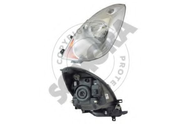 SOMORA 197016V Основная фара для NISSAN NOTE (Ниссан Нотэ) SOMORA 197016V Основная фара для NISSAN NOTE (Ниссан Нотэ)