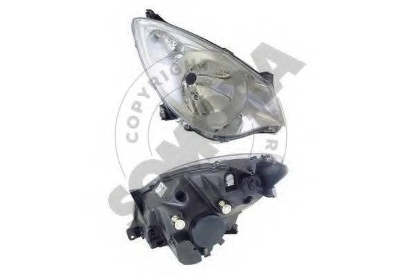SOMORA 210215V Основная фара для OPEL (Опель) SOMORA 210215V Основная фара для OPEL (Опель)