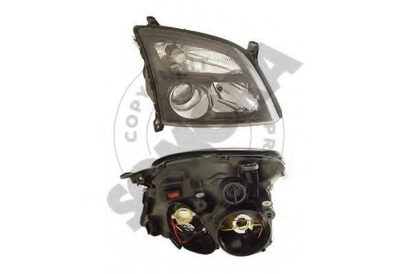 SOMORA 210615HA Основная фара для OPEL VECTRA C (Опель Вектра с) SOMORA 210615HA Основная фара для OPEL VECTRA C (Опель Вектра с)