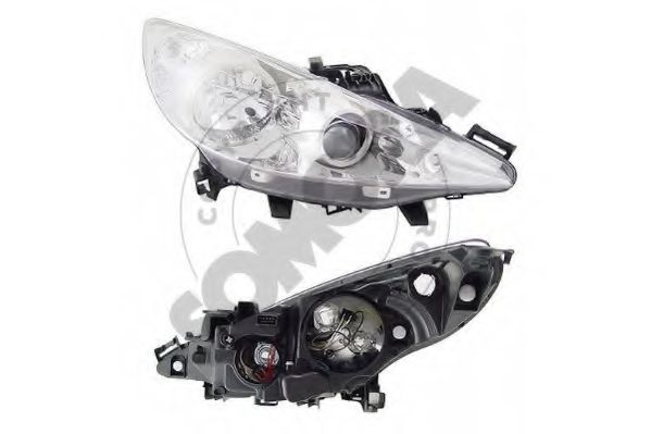 SOMORA 221515A Основная фара для PEUGEOT 207 CC (Пежо 207 сс) SOMORA 221515A Основная фара для PEUGEOT 207 CC (Пежо 207 сс)