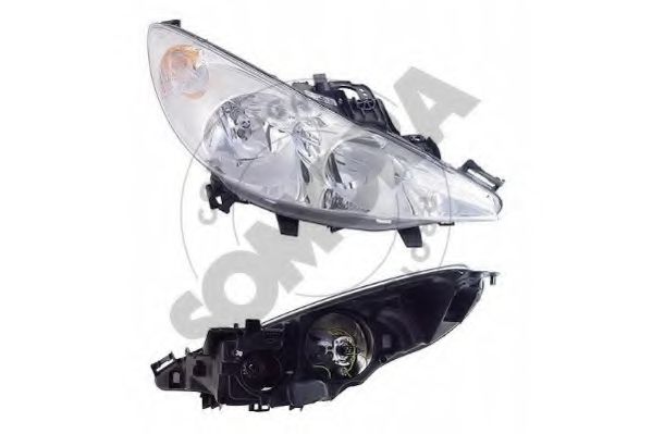SOMORA 221515V Основная фара для PEUGEOT 207 CC (Пежо 207 сс) SOMORA 221515V Основная фара для PEUGEOT 207 CC (Пежо 207 сс)