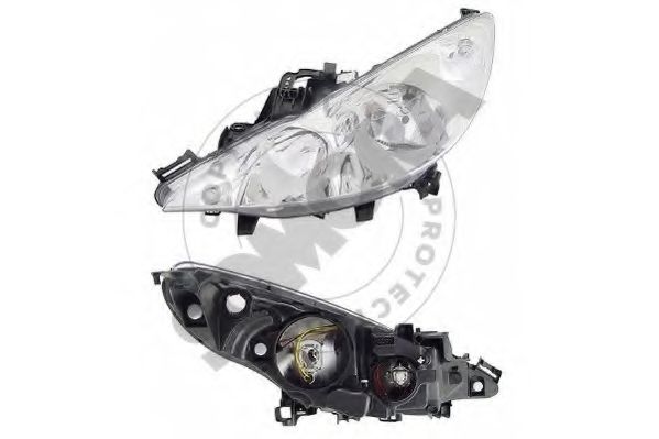 SOMORA 221516 Основная фара для PEUGEOT 207 CC (Пежо 207 сс) SOMORA 221516 Основная фара для PEUGEOT 207 CC (Пежо 207 сс)