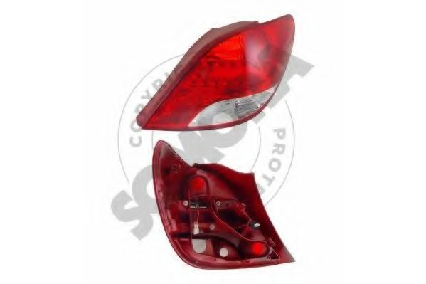 SOMORA 221571B Задний фонарь для PEUGEOT 207 (Пежо 207) SOMORA 221571B Задний фонарь для PEUGEOT 207 (Пежо 207)