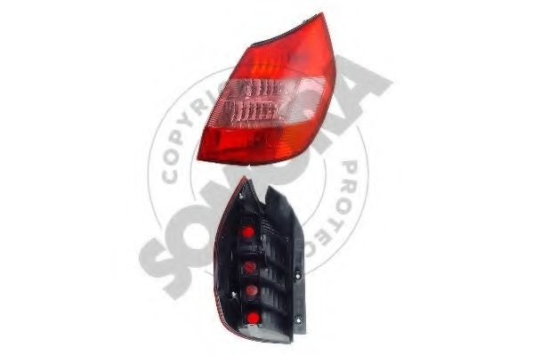 SOMORA 246271 Задний фонарь для RENAULT GRAND SCNIC II (Рено Гранд сценик 2) SOMORA 246271 Задний фонарь для RENAULT GRAND SCNIC II (Рено Гранд сценик 2)