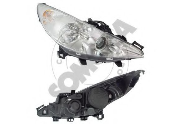 SOMORA 221515AV Основная фара для PEUGEOT 207 CC (Пежо 207 сс) SOMORA 221515AV Основная фара для PEUGEOT 207 CC (Пежо 207 сс)