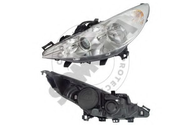 SOMORA 221516AV Основная фара для PEUGEOT 207 CC (Пежо 207 сс) SOMORA 221516AV Основная фара для PEUGEOT 207 CC (Пежо 207 сс)