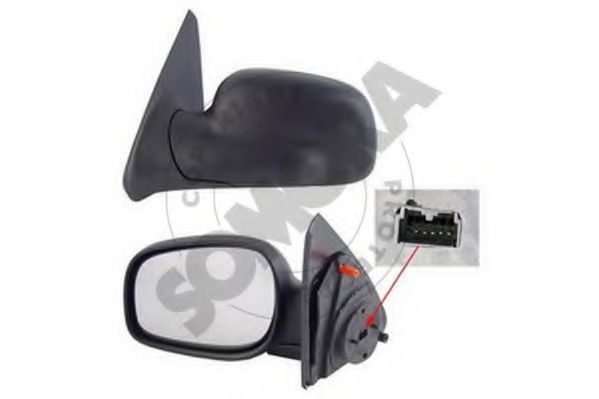 SOMORA 150156AM Наружное зеркало для LAND ROVER FREELANDER (Ленд ровер/лэнд ровер Фриландер) SOMORA 150156AM Наружное зеркало для LAND ROVER FREELANDER (Ленд ровер/лэнд ровер Фриландер)