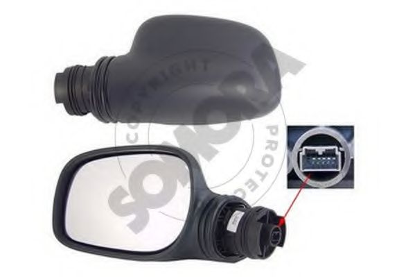 SOMORA 150156M Наружное зеркало для LAND ROVER FREELANDER (Ленд ровер/лэнд ровер Фриландер) SOMORA 150156M Наружное зеркало для LAND ROVER FREELANDER (Ленд ровер/лэнд ровер Фриландер)