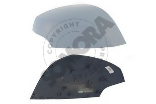 SOMORA 242455CM Покрытие, внешнее зеркало для RENAULT LAGUNA III ER (Рено Лагуна 3 ер)