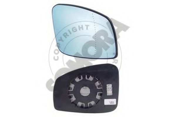 SOMORA 242455GAM Зеркальное стекло, наружное зеркало для RENAULT LAGUNA III ER (Рено Лагуна 3 ер)