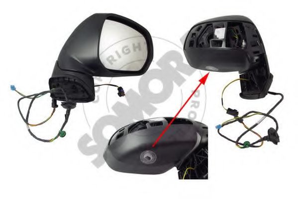 SOMORA 053255M Наружное зеркало для CITROËN C4 PICASSO I (CитроËн С4 пикассо 1) SOMORA 053255M Наружное зеркало для CITROËN C4 PICASSO I (CитроËн С4 пикассо 1)
