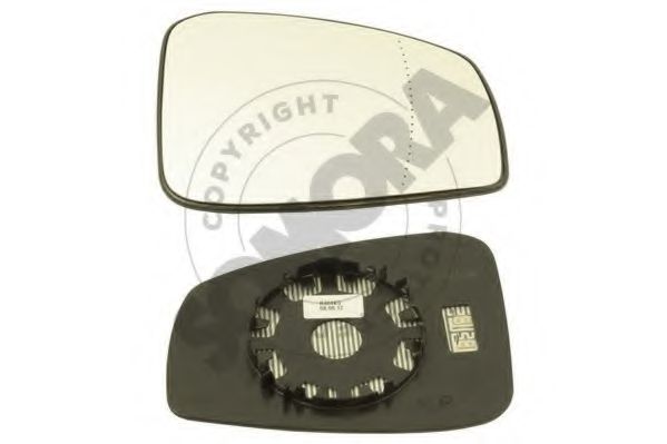 SOMORA 242455GM Зеркальное стекло, наружное зеркало для RENAULT LAGUNA III ER (Рено Лагуна 3 ер)