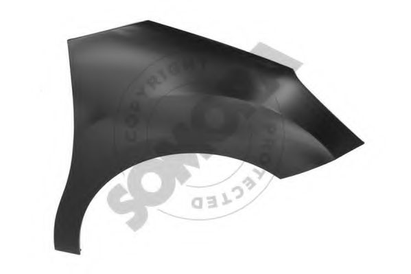 SOMORA 050501 Крыло для CITROËN C3 II (CитроËн С3 2) SOMORA 050501 Крыло для CITROËN C3 II (CитроËн С3 2)