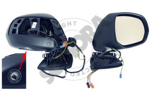 SOMORA 053255BM Наружное зеркало для CITROËN C4 PICASSO I (CитроËн С4 пикассо 1) SOMORA 053255BM Наружное зеркало для CITROËN C4 PICASSO I (CитроËн С4 пикассо 1)