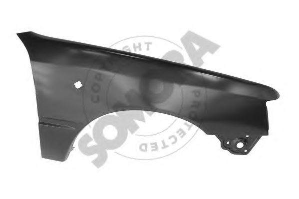 SOMORA 221101A Крыло для PEUGEOT 205 II (Пежо 205 2) SOMORA 221101A Крыло для PEUGEOT 205 II (Пежо 205 2)