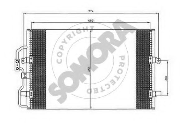 SOMORA 085060 Конденсатор, кондиционер для CITROËN SYNERGIE (CитроËн Сънэргиэ) SOMORA 085060 Конденсатор, кондиционер для CITROËN SYNERGIE (CитроËн Сънэргиэ)