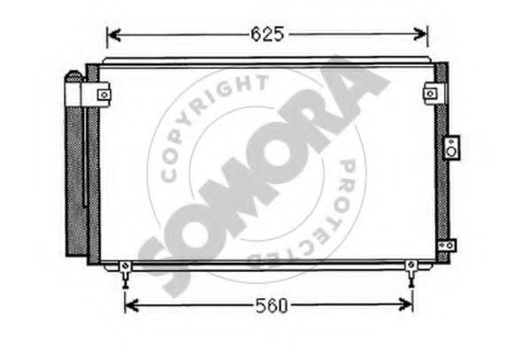 SOMORA 371060 Конденсатор, кондиционер для LEXUS IS CROSS (Лексус Ис крос) SOMORA 371060 Конденсатор, кондиционер для LEXUS IS CROSS (Лексус Ис крос)