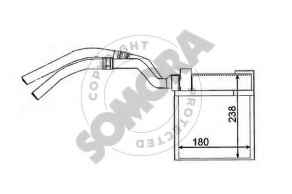 SOMORA 162850 Теплообменник, отопление салона для MAZDA (Мазда) SOMORA 162850 Теплообменник, отопление салона для MAZDA (Мазда)