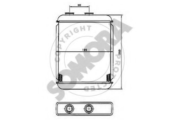 SOMORA 211850 Теплообменник, отопление салона для OPEL ASTRA H (Опель Астра н) SOMORA 211850 Теплообменник, отопление салона для OPEL ASTRA H (Опель Астра н)
