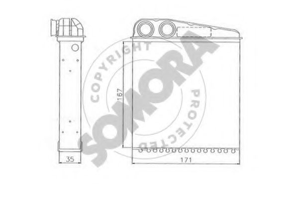 SOMORA 241150 Теплообменник, отопление салона для RENAULT LUTECIA III (Рено Лутэcиа 3) SOMORA 241150 Теплообменник, отопление салона для RENAULT LUTECIA III (Рено Лутэcиа 3)