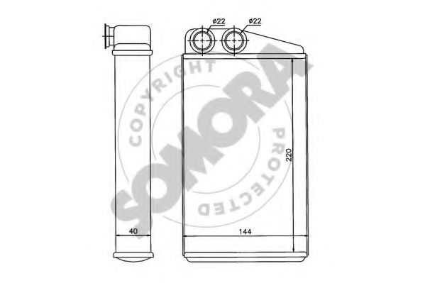 SOMORA 243250 Теплообменник, отопление салона для RENAULT MEGANE II ER (Рено Меган 2 ер) SOMORA 243250 Теплообменник, отопление салона для RENAULT MEGANE II ER (Рено Меган 2 ер)
