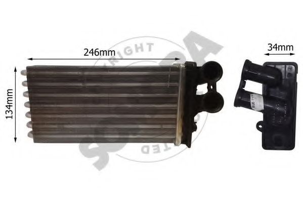 SOMORA 220750A Теплообменник, отопление салона для CITROËN C4 I (CитроËн С4 и) SOMORA 220750A Теплообменник, отопление салона для CITROËN C4 I (CитроËн С4 и)