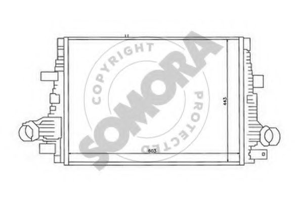 SOMORA 011445 Интеркулер 