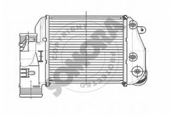 SOMORA 021045R Интеркулер 