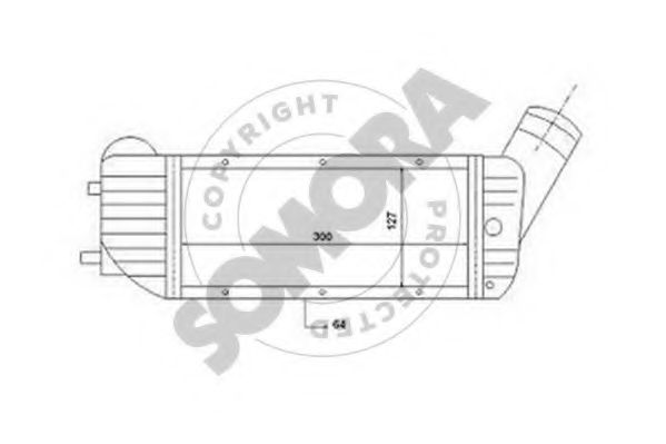 SOMORA 051245A Интеркулер 