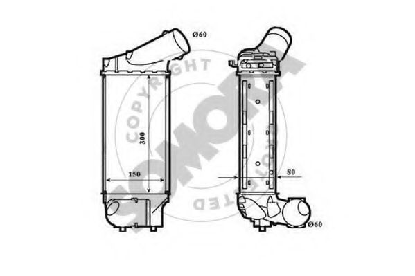 SOMORA 051445C Интеркулер 
