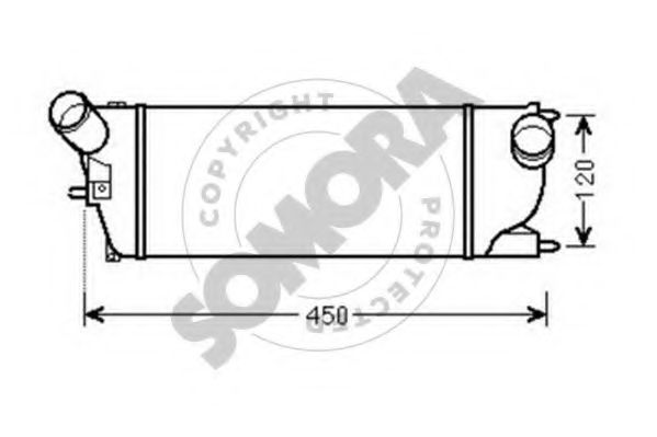 SOMORA 052545B Интеркулер 