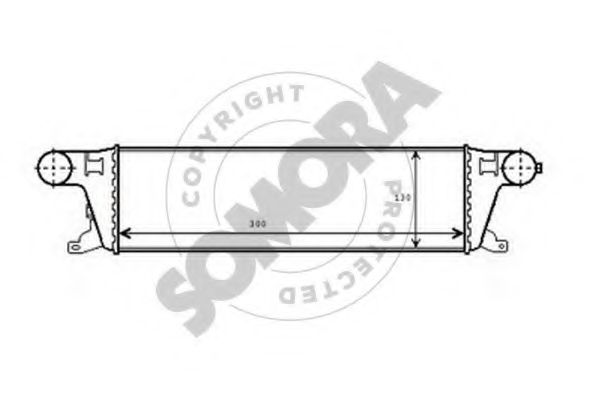SOMORA 095245A Интеркулер 