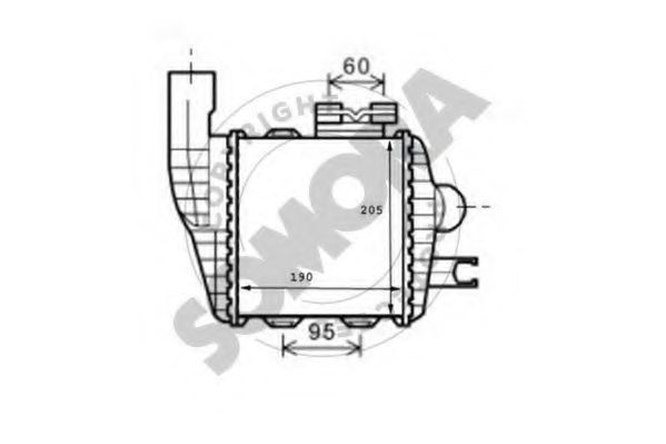 SOMORA 136545 Интеркулер 