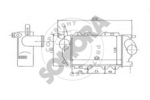 SOMORA 210445 Интеркулер 