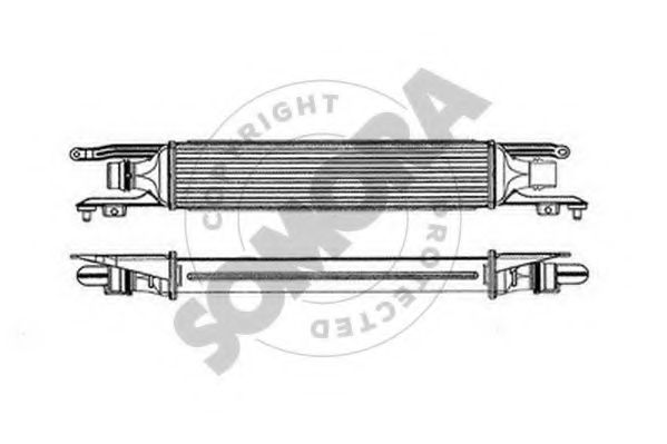 SOMORA 212645 Интеркулер 