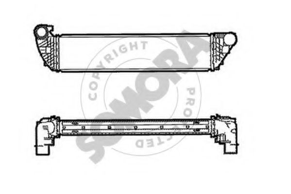 SOMORA 242245A Интеркулер 