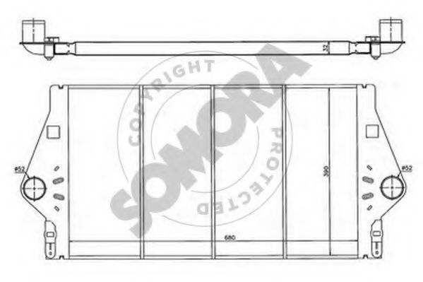 SOMORA 242245B Интеркулер для RENAULT ESPACE IV (Рено Эспейс 4) SOMORA 242245B Интеркулер для RENAULT ESPACE IV (Рено Эспейс 4)