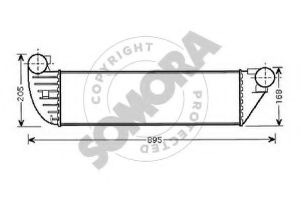 SOMORA 242245D Интеркулер для RENAULT ESPACE IV (Рено Эспейс 4) SOMORA 242245D Интеркулер для RENAULT ESPACE IV (Рено Эспейс 4)