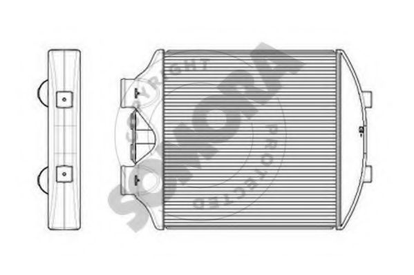 SOMORA 280545 Интеркулер 
