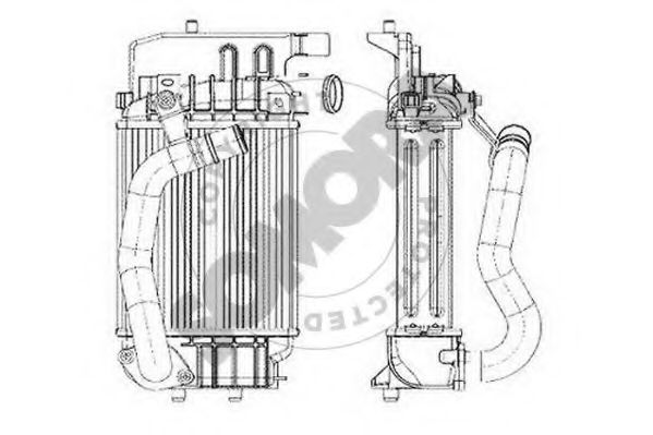 SOMORA 310345 Интеркулер 