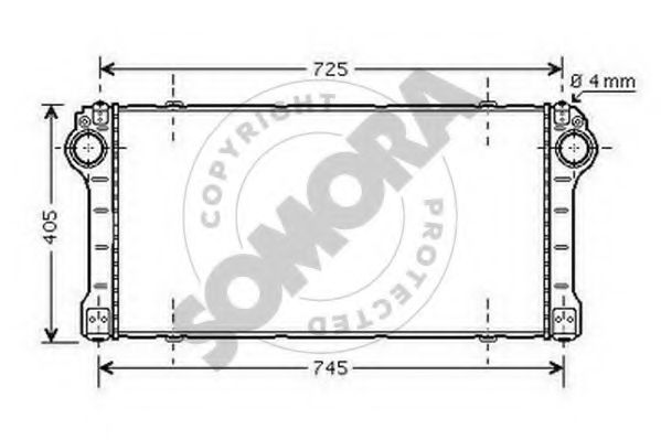 SOMORA 311945 Интеркулер 