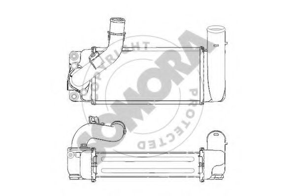 SOMORA 318245 Интеркулер 
