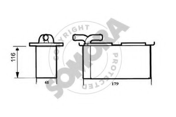 SOMORA 351045G Интеркулер 