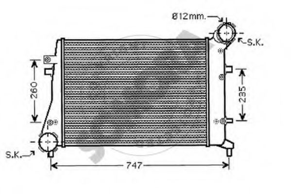 SOMORA 352445C Интеркулер 