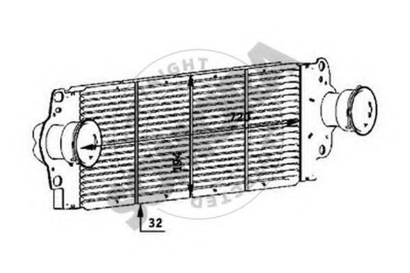 SOMORA 354145 Интеркулер 