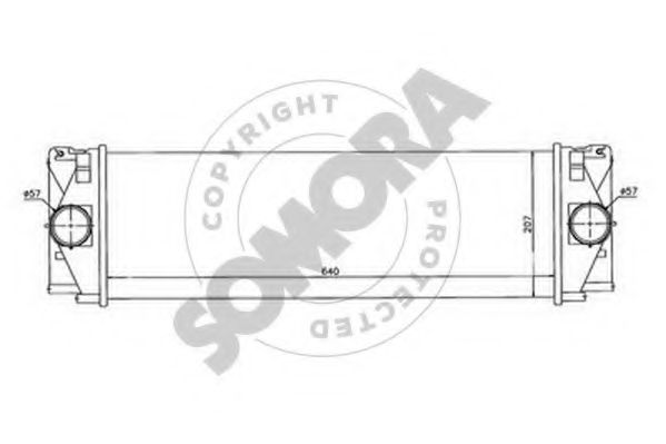 SOMORA 354745 Интеркулер 