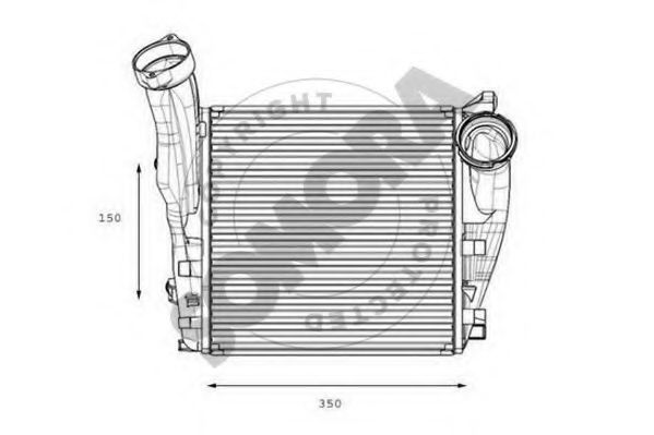 SOMORA 358545AL Интеркулер 